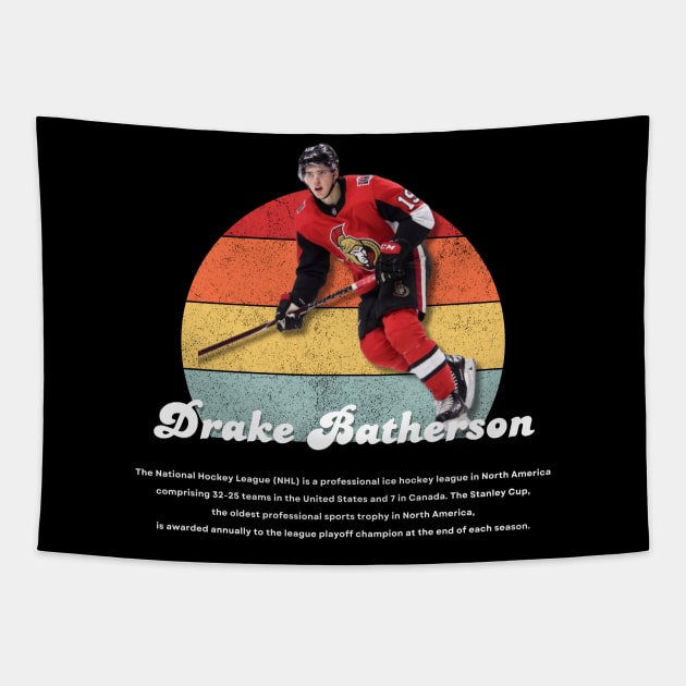 Drake Batherson Vintage Vol 01 Tapestry by Gojes Art