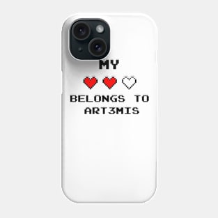 My heart belongs toArt3mis Phone Case