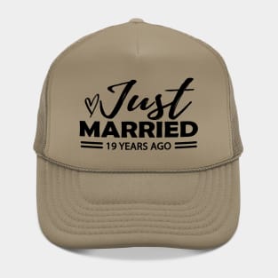19th Wedding Anniversary - 19 years anniversary Hat
