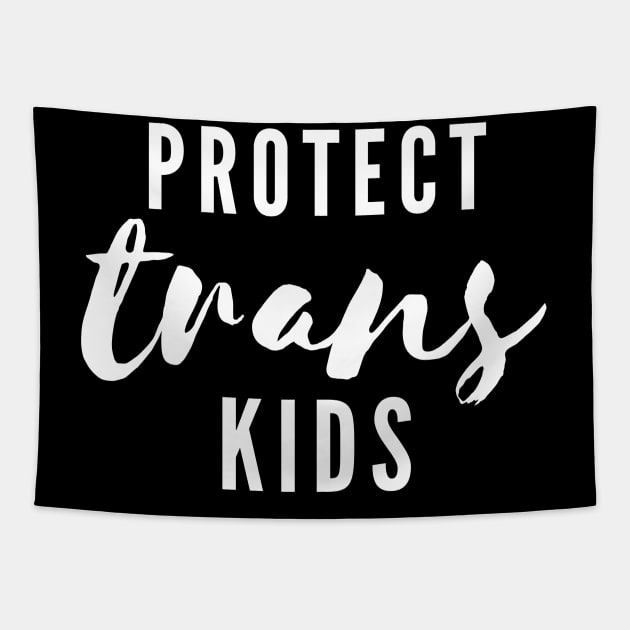 Protect Trans Youth LGBT+ Tapestry by JustSomeThings