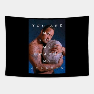 Dwayne Johnson young rock Tapestry