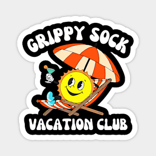 Grippy Sock Vacation Club Magnet