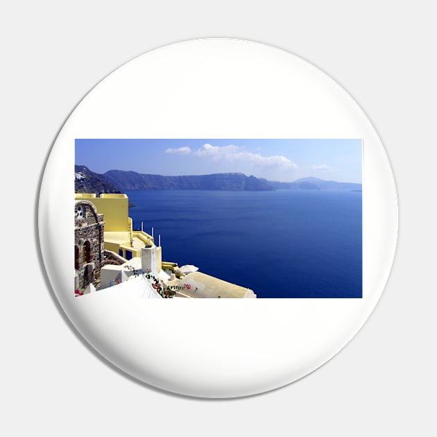 Santorini Caldera Pin by tomg