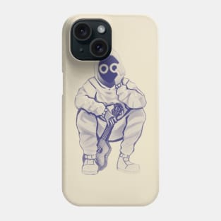 Blue With Uke Vintage Phone Case