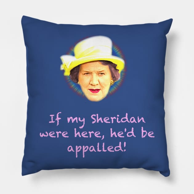 If my Sheridan were here... Pillow by jeremiahm08