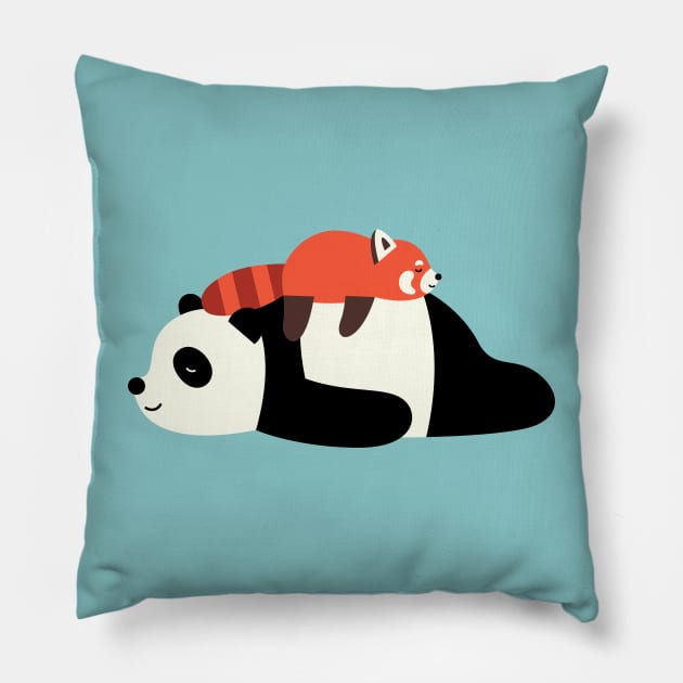 Panda Mood Pillow by AndyWestface