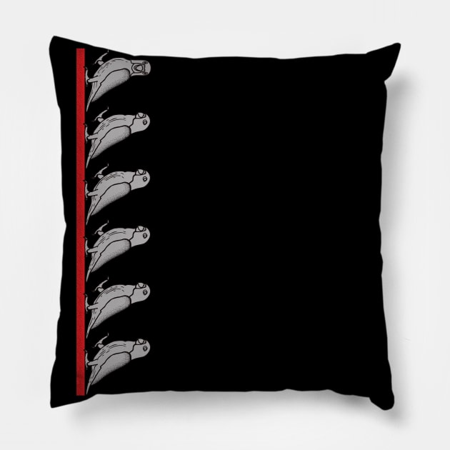 Marching Birdo's v4 Pillow by SunGraphicsLab