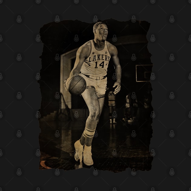 Elgin Baylor in Lakers Vintage by CAH BLUSUKAN