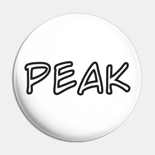 Outlined | Peak Pin by MaknArt