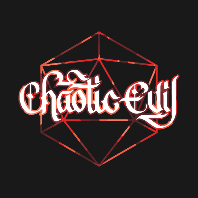 Chaotic Evil D20 by polliadesign