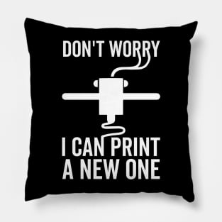 3D Printer Funny 3D Printing Geeks Pillow