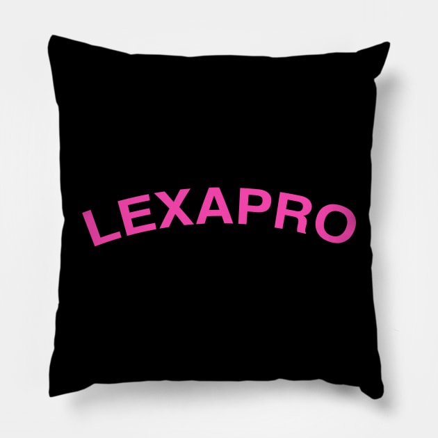 LEXAPRO Pillow by TheCosmicTradingPost