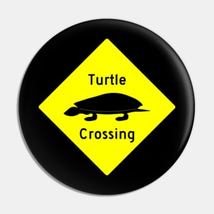 Turtle Crossing Pin