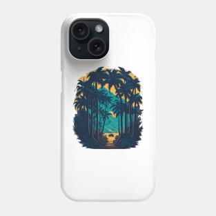 Tropical Sunset and Car Phone Case