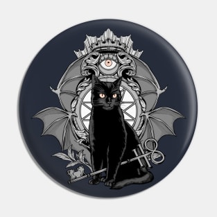 Cat and Magic Pin