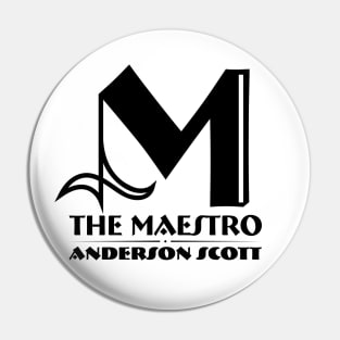 Maestro Black logo Pin