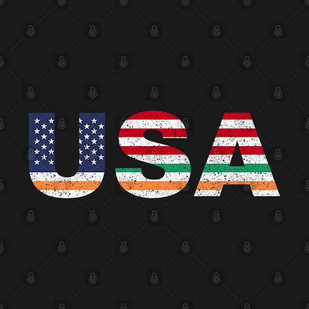 USA lettered flag by Horskarr