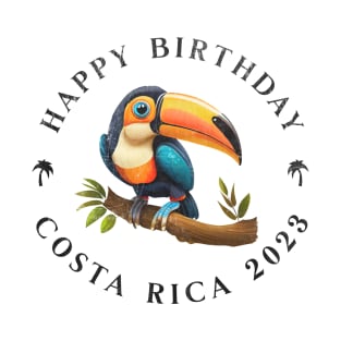 Happy Birthday Costa Rica Trip 2023 T-Shirt