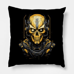 Retro cool and a little bit spooky Pillow