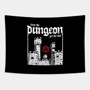 Clear The Dungeon Get The Loot Tapestry