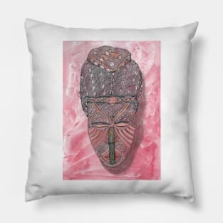 East African Mask Pillow