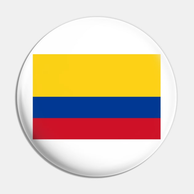 Flag of Colombia Pin by COUNTRY FLAGS