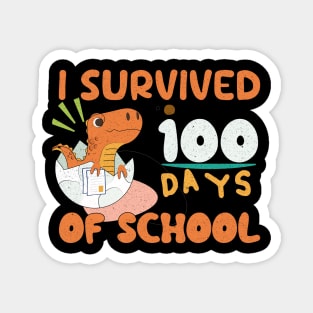 I Survived 100 Days Of School,Celebrate 100 Days Magnet