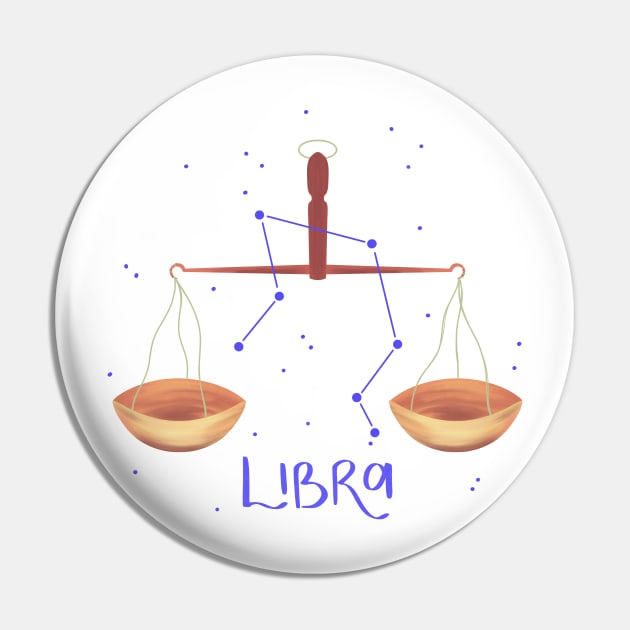 Libra Pin by Mazu Studio