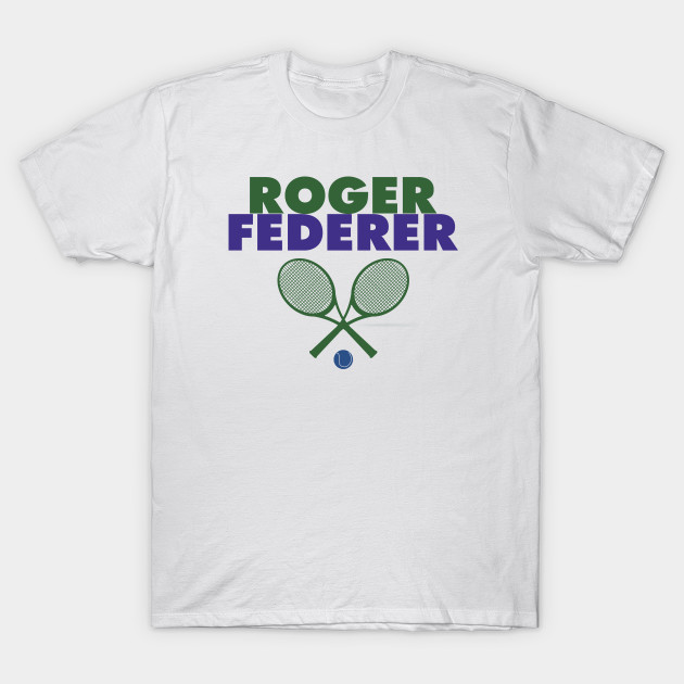 roger federer logo t shirt