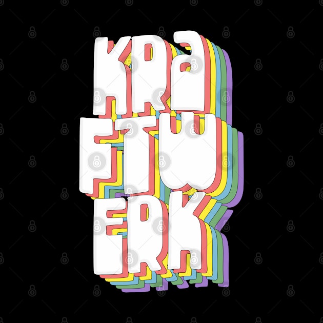 Kraftwerk // Retro Typography Design by DankFutura