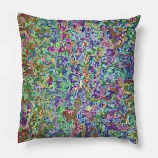 Rainbow Marble Pillow