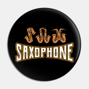 Saxophone Art Pin