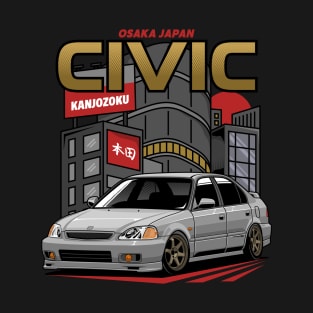 Civic Ek Sedan T-Shirt