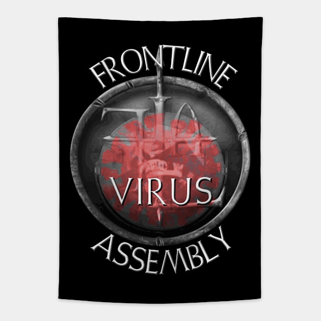 Front Line Assembly - Virus. Tapestry by OriginalDarkPoetry