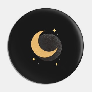 Moon Sparkle - Gold 2 Pin