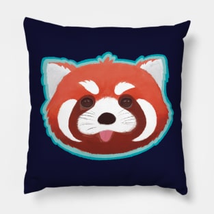 Cheeky Red Panda Pillow