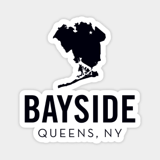 Bayside, Queens - New York (black) Magnet