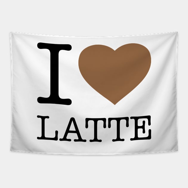 I LOVE LATTE Tapestry by eyesblau