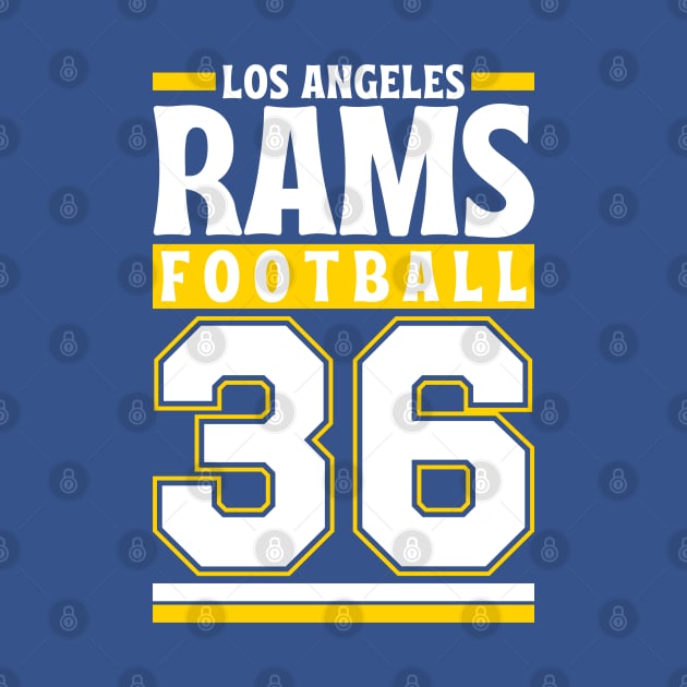 Los Angeles Rams 1936 American Football Edition 3 by Astronaut.co