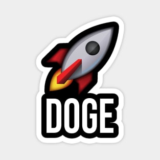 Doge Rocket Magnet