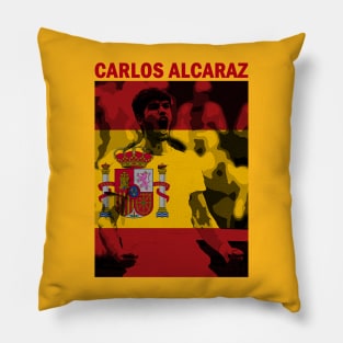 Alcaraz Engraved Spain Flag Pillow