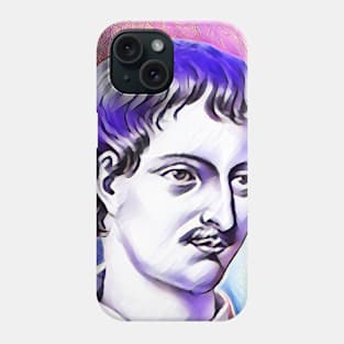 Giordano Bruno Pink Portrait | Giordano Bruno Artwork 7 Phone Case