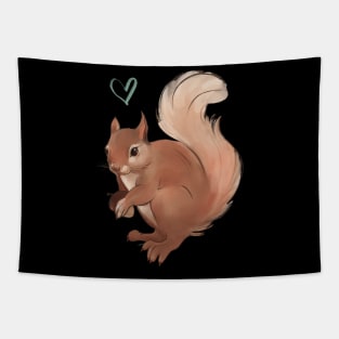 squirrel with a nut Tapestry