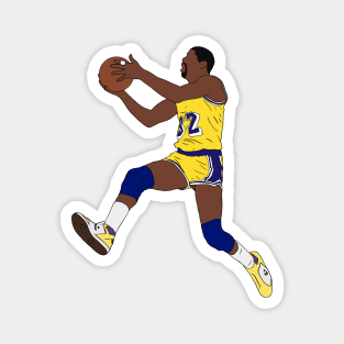Magic Johnson Layup Magnet