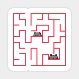 Cat Maze Magnet