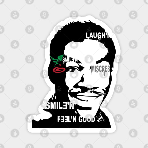 EDDDDIE a tribute to laughter Magnet by MISCRE8 MERCH