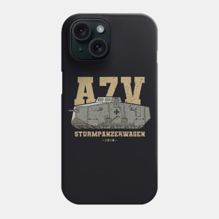 A7V Heavy Tank - WW1 Phone Case