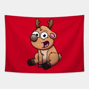 Cute Baby Reindeer Tapestry