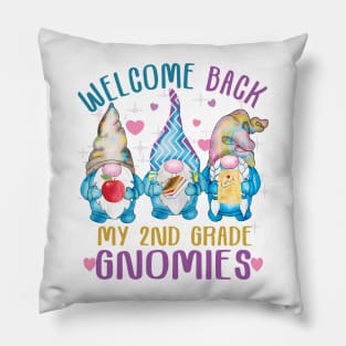 Welcome back my 2nd grade gnomies..back to school gift Pillow