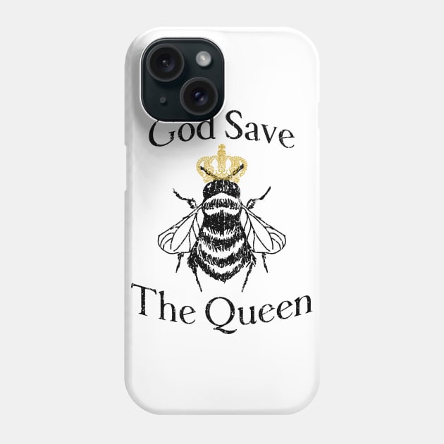 God Save the Queen Phone Case by FontfulDesigns